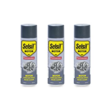 Selsil 500 ml 3 Adet Susuz Motor Temizleme Spreyi