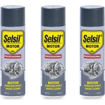 Selsil 500 ml 3 Adet Susuz Motor Temizleme Spreyi