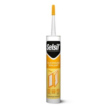 Selsil Altın Meşe 485 gr Silikonize Mastik