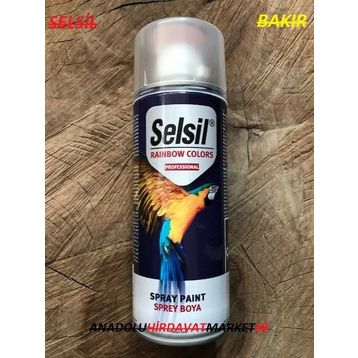 Selsil Bakır 400 ml Akrilik Bazlı Sprey Boya
