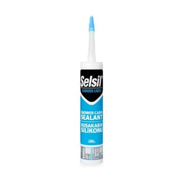 Selsil Beyaz 310 ml Duşakabin Silikonu