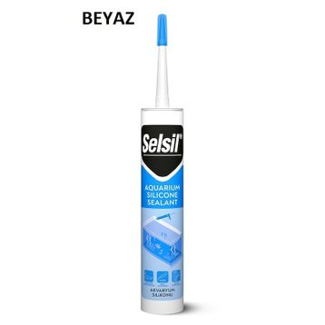 Selsil Beyaz 310 ml Duşakabin Silikonu