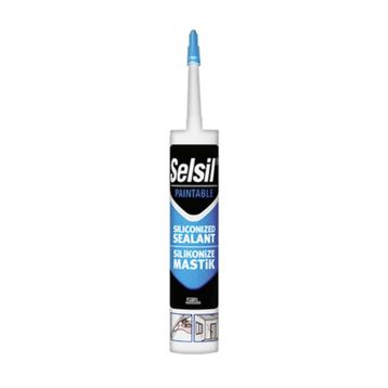 Selsil Beyaz 500 gr Silikonize Mastik