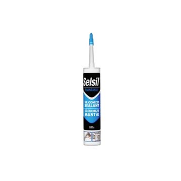 Selsil Beyaz 500 gr Silikonize Mastik