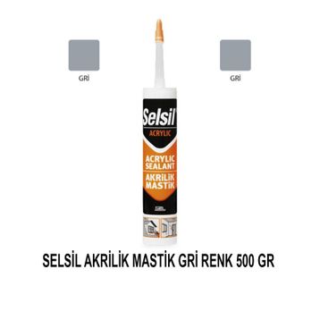 Selsil Gri 500 gr Akrilik Mastik