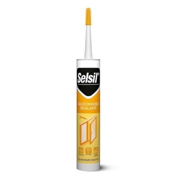 Selsil Gri 500 gr Silikonize Mastik