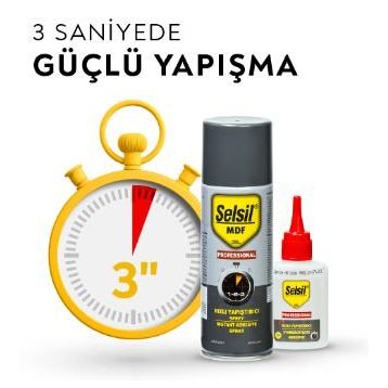 Selsil Hızlı Yapıştırıcı 400 ML+ 100 GR Aktivatör