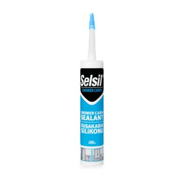 Selsil Şeffaf 310 ml Duşakabin Silikonu