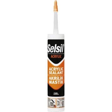 Selsil Siyah 500 gr Akrilik Mastik
