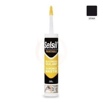 Selsil Siyah 500 gr Silikonize Mastik