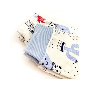 Sema Baby 0-3 Ay Mavi Sleeper Cactus Bebek Pijama Takımı