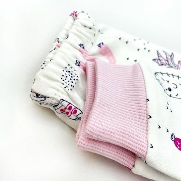 Sema Baby 3-6 Ay Pembe Sleeper Cactus Bebek Bebek Pijama Takımı