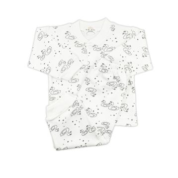 Sema Baby 3-6 Ay Sevimli Kuğu Bebek Pijama Takımı