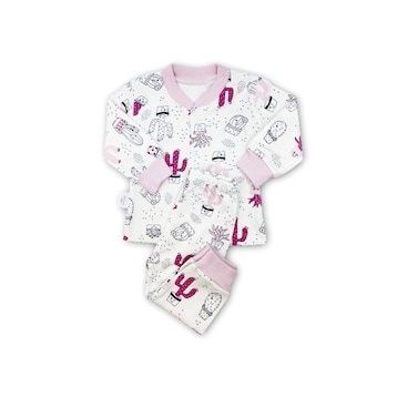Sema Baby 6-9 Ay Pembe Sleeper Cactus Bebek Pijama Takımı