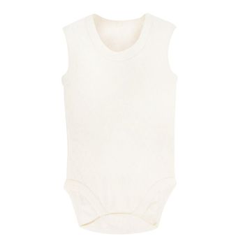 Sema Baby Beyaz 0-3 Ay Jakarlı Askılı Body