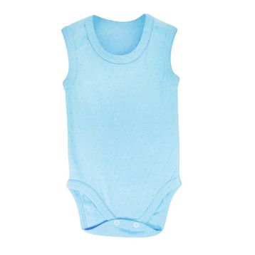 Sema Baby Mavi 12-18 Ay Jakarlı Askılı Body