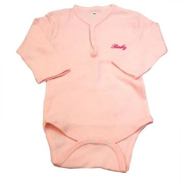 Sema Baby Pembe 0-6 Ay Uzun Kol Kaşkorse Body