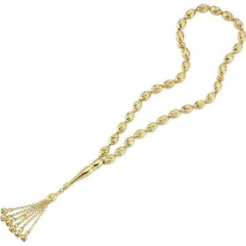 Sembol Gold 14 Ayar 22 cm Altın Siens Tesbih