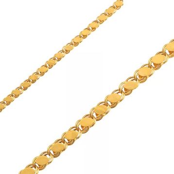 Sembol Gold 14 Ayar 4 mm Pullu Altın Bileklik