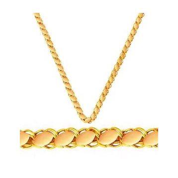 Sembol Gold 14 Ayar 45 cm Altın Pullu Zincir