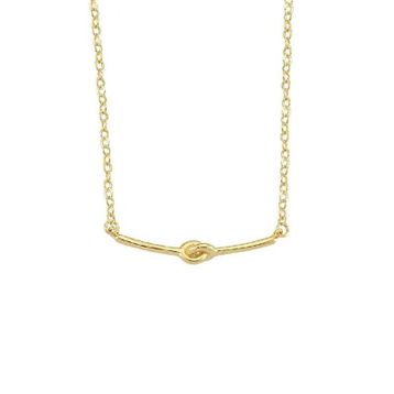 Sembol Gold 14 Ayar Altın Aşk Düğümü Kolye