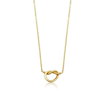 Sembol Gold 14 Ayar Altın Aşk Düğümü Kolye