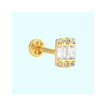 Sembol Gold 14 Ayar Altın Baget Tragus Piercing