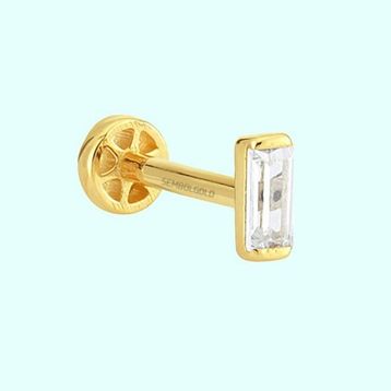 Sembol Gold 14 Ayar Altın Baget Tragus Piercing