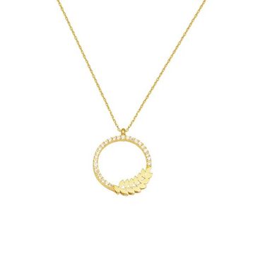 Sembol Gold 14 Ayar Altın Başak Kolye