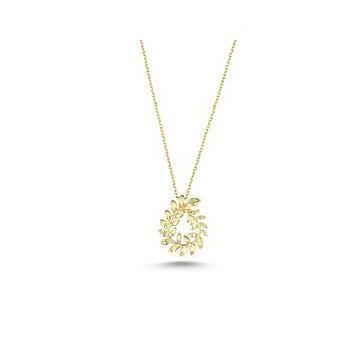 Sembol Gold 14 Ayar Altın Başak Kolye