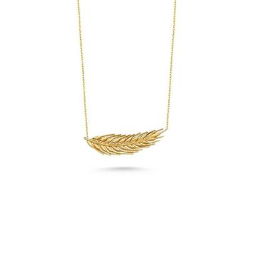 Sembol Gold 14 Ayar Altın Başak Kolye