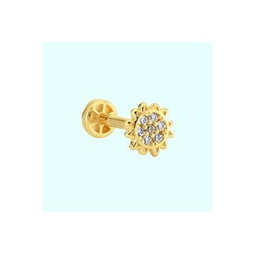 Sembol Gold 14 Ayar Altın Güneş Tragus Piercing