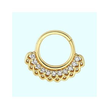 Sembol Gold 14 Ayar Altın Halka Piercing