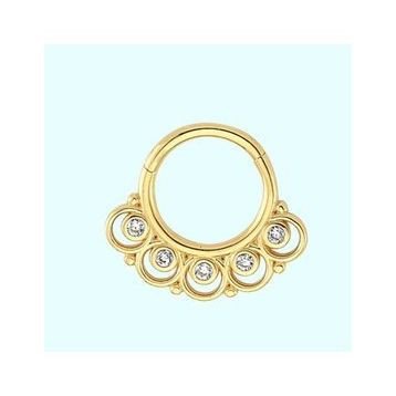 Sembol Gold 14 Ayar Altın Halka Piercing