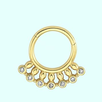 Sembol Gold 14 Ayar Altın Halka Piercing