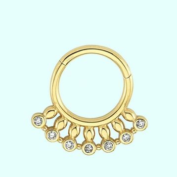 Sembol Gold 14 Ayar Altın Halka Piercing