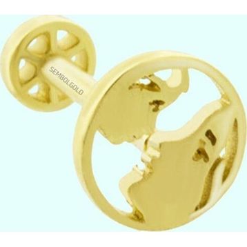 Sembol Gold 14 Ayar Altın Human Tragus Piercing
