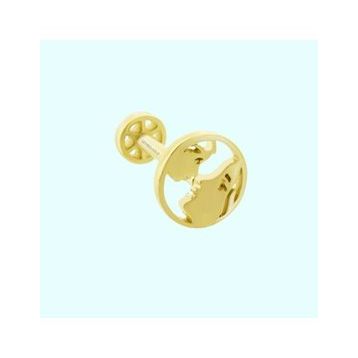 Sembol Gold 14 Ayar Altın Human Tragus Piercing