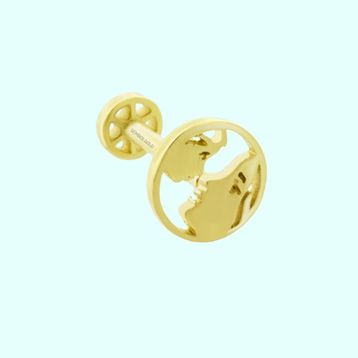 Sembol Gold 14 Ayar Altın Human Tragus Piercing
