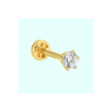 Sembol Gold 14 Ayar Altın Tragus Piercing