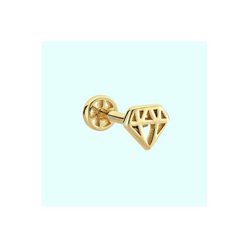 Sembol Gold 14 Ayar Altın Tragus Piercing