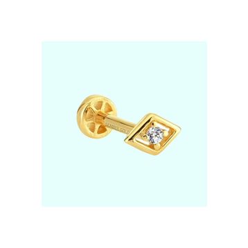 Sembol Gold 14 Ayar Altın Üçgen Tragus Piercing