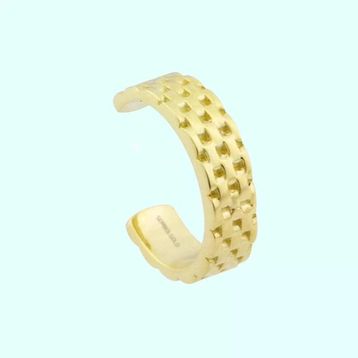 Sembol Gold 14 Ayar Earcuff Altın Kıkırdak Küpe