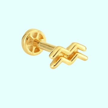 Sembol Gold 14 Ayar Kova Burcu Altın Tragus Piercing