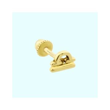 Sembol Gold 14 Ayar Terazi Burcu Altın Tragus Piercing