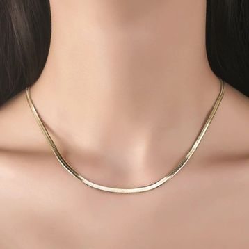 Sembol Gold Balık Sırtı 50 cm 14 Ayar 5.0 mm Altın Zincir