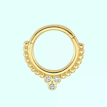 Sembol Gold Cemre 14 Ayar Altın Halka Piercing