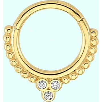 Sembol Gold Cemre 14 Ayar Altın Halka Piercing