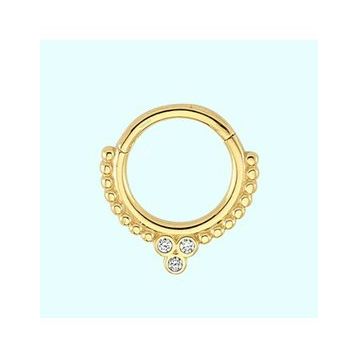 Sembol Gold Cemre 14 Ayar Altın Halka Piercing