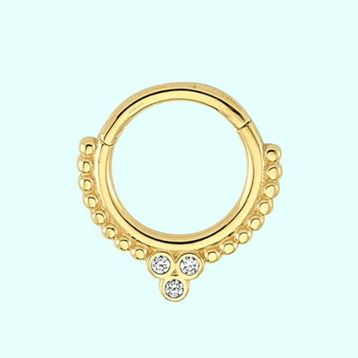 Sembol Gold Cemre 14 Ayar Altın Halka Piercing